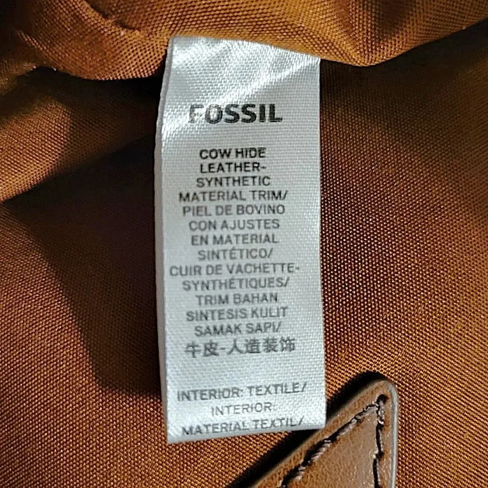 Fossil Felicity Color Block Leather Mini Backpack